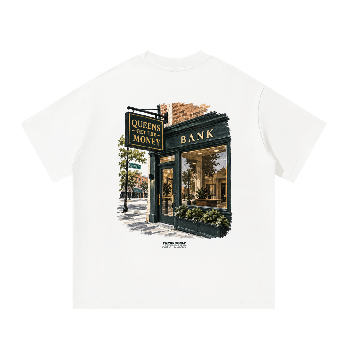 QGTM Bank Oversized Tee