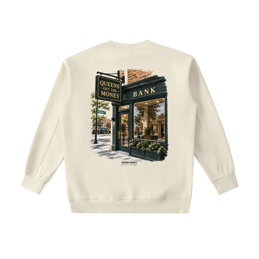 QGTM Bank Heavyweight Crewneck Sweatshirt