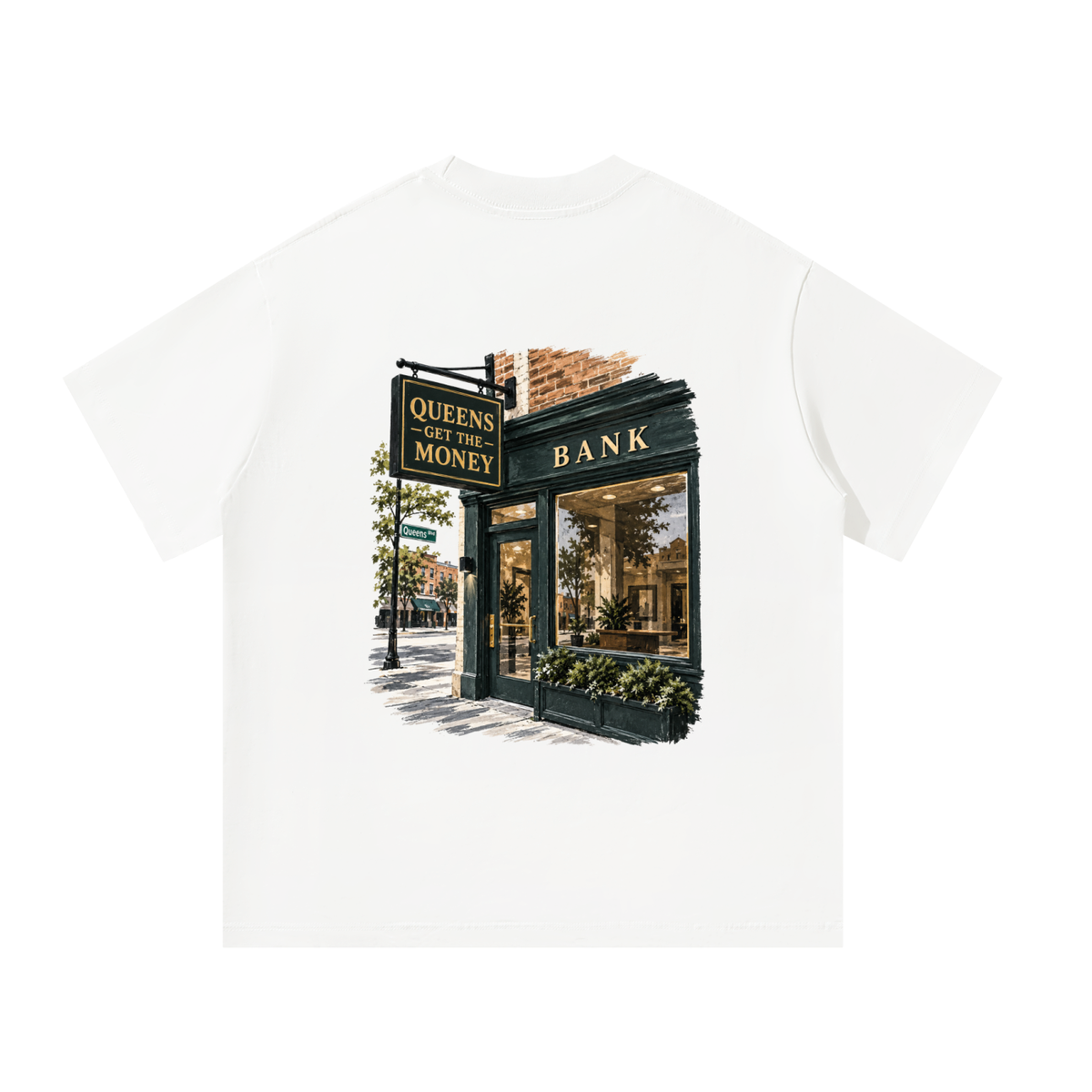 QGTM Bank Oversized Tee