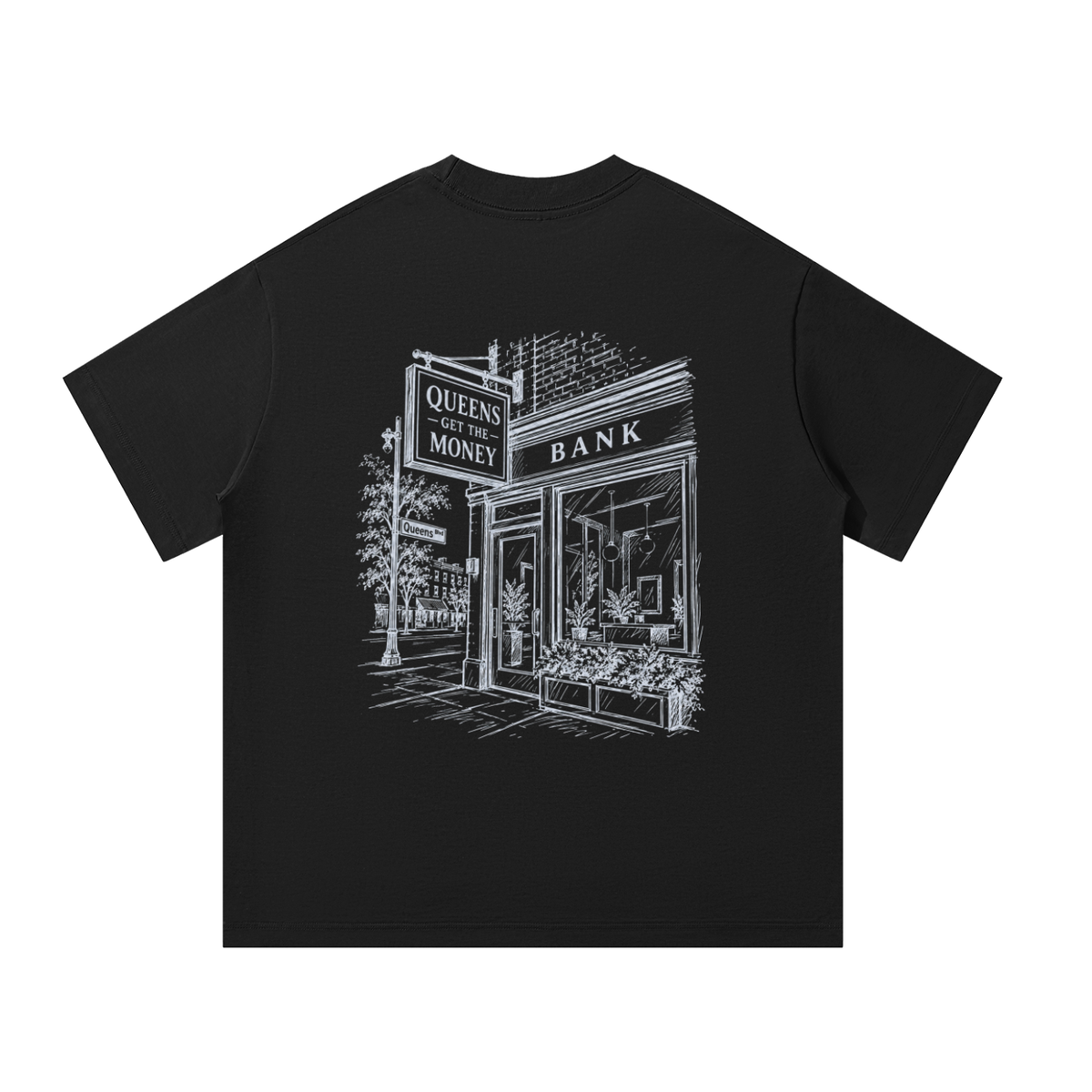 QGTM Bank Oversized T-Shirt