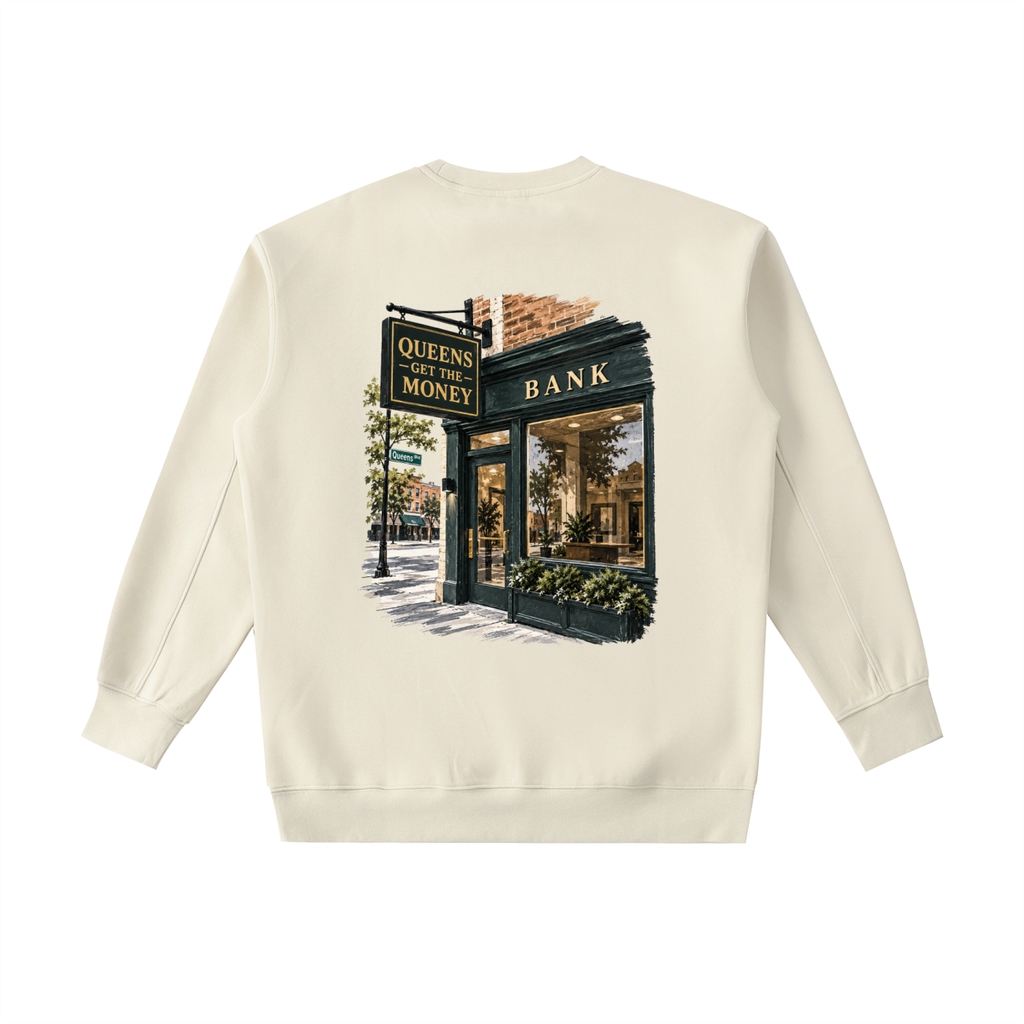 QGTM Bank Heavyweight Crewneck Sweatshirt