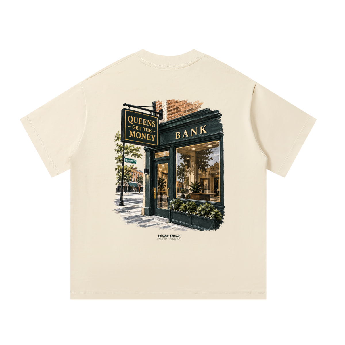 QGTM Bank Oversized Tee